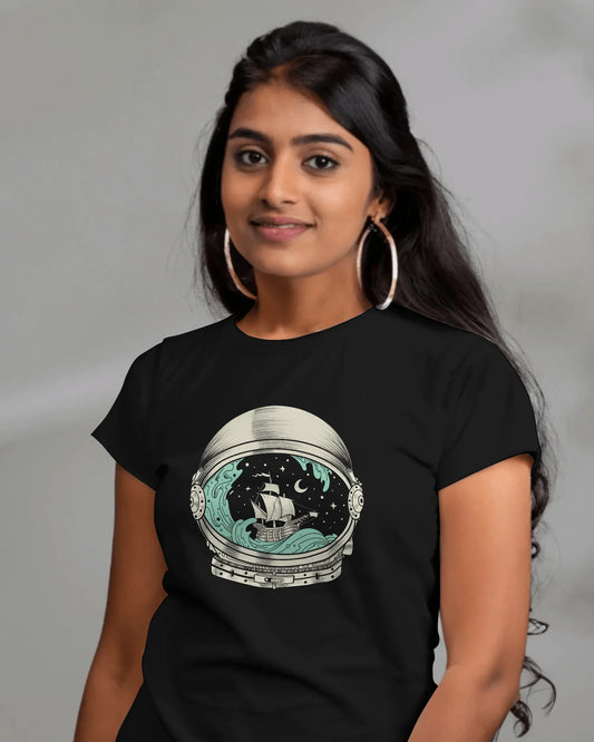 'Cosmic Voyage' Unisex Cotton T-shirt