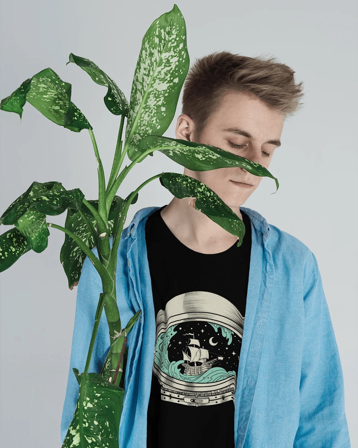 'Cosmic Voyage' Unisex Cotton T-shirt