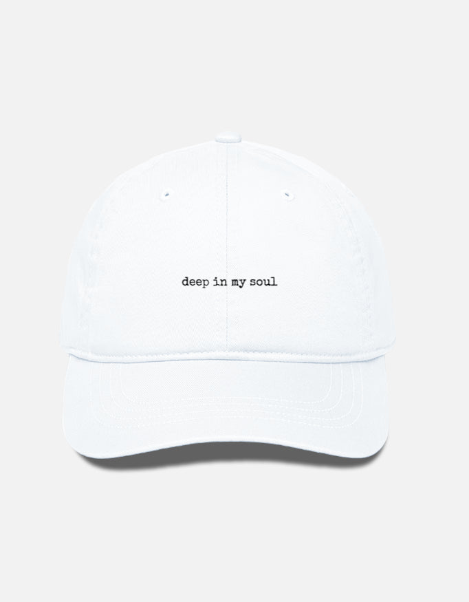 'Deep in my soul' embroidered unisex baseball cap (Copy)