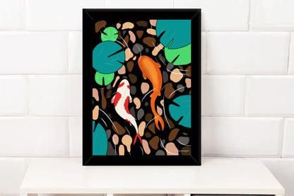 'Koi Pond’ Framed Wall Art