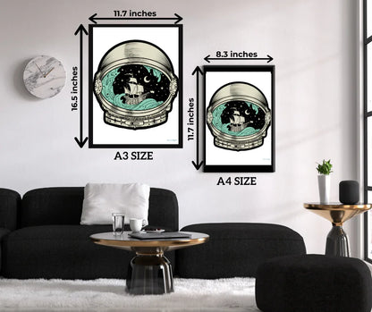 'Voyage of Reflection’ Framed Wall Art