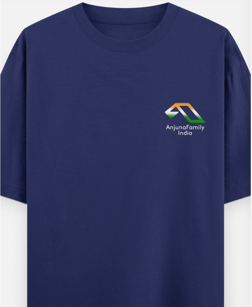 'Anjuna Family India Wordcloud' Unisex Cotton T-shirt