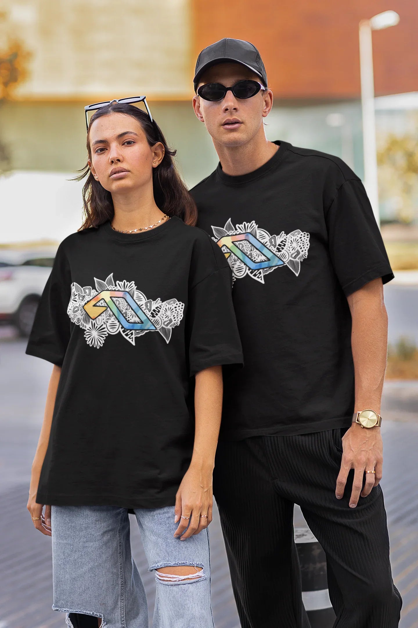 'Anjuna Mandala' Unisex Cotton T-shirt