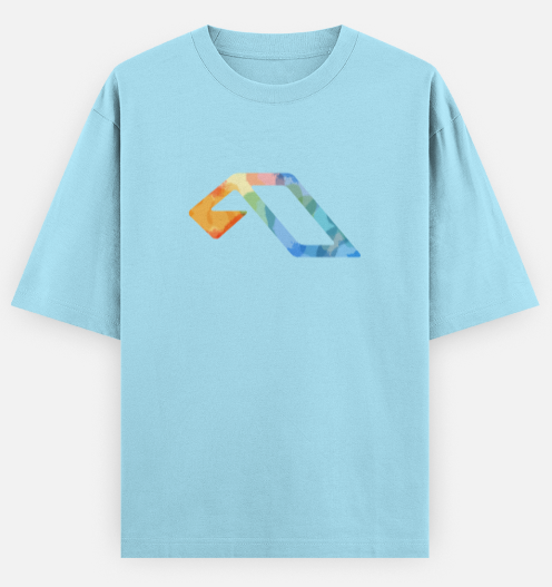 'Anjuna Multicoloured Logo' Unisex Cotton T-shirt