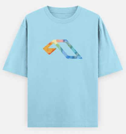 'Anjuna Multicoloured Logo' Unisex Cotton T-shirt