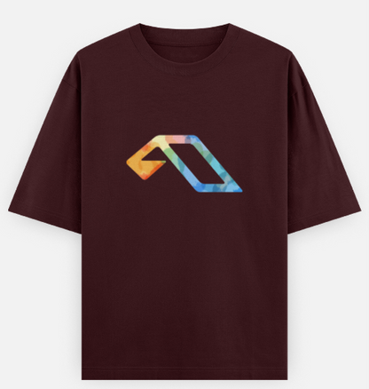 'Anjuna Multicoloured Logo' Unisex Cotton T-shirt