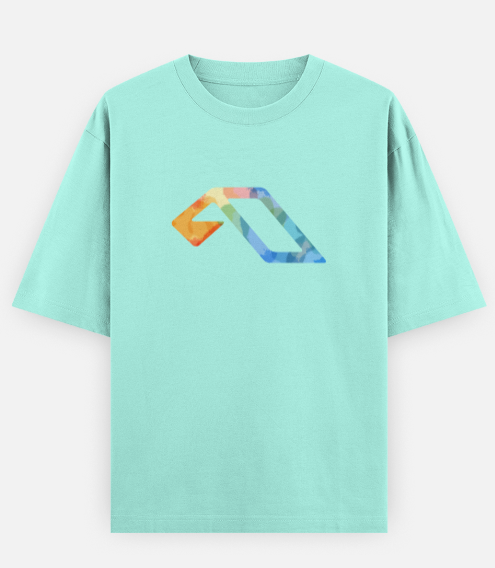 'Anjuna Multicoloured Logo' Unisex Cotton T-shirt