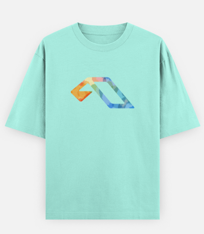 'Anjuna Multicoloured Logo' Unisex Cotton T-shirt