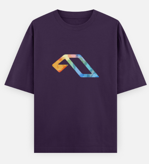 'Anjuna Multicoloured Logo' Unisex Cotton T-shirt